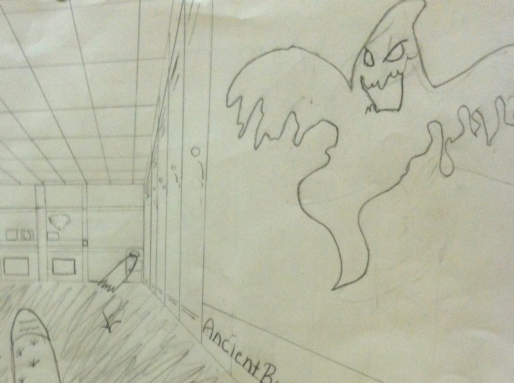 When a seer draws what he sees at school. 